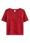 SHORT-SLEEVED  - Βασικό μπλουζάκι - dark dusty red