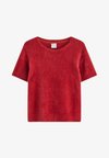 SHORT-SLEEVED - T-shirt basique - dark dusty red