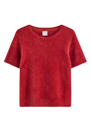 T-Shirt basic - dark dusty red