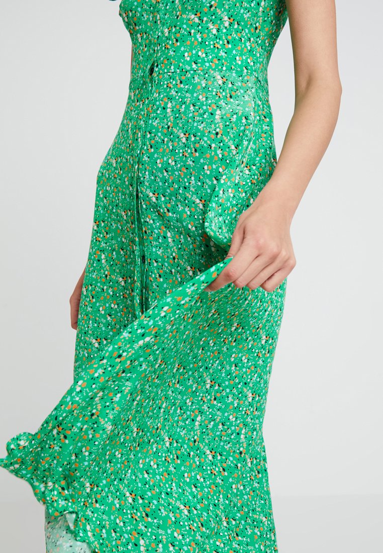 ditsy blossom midi shirt dress