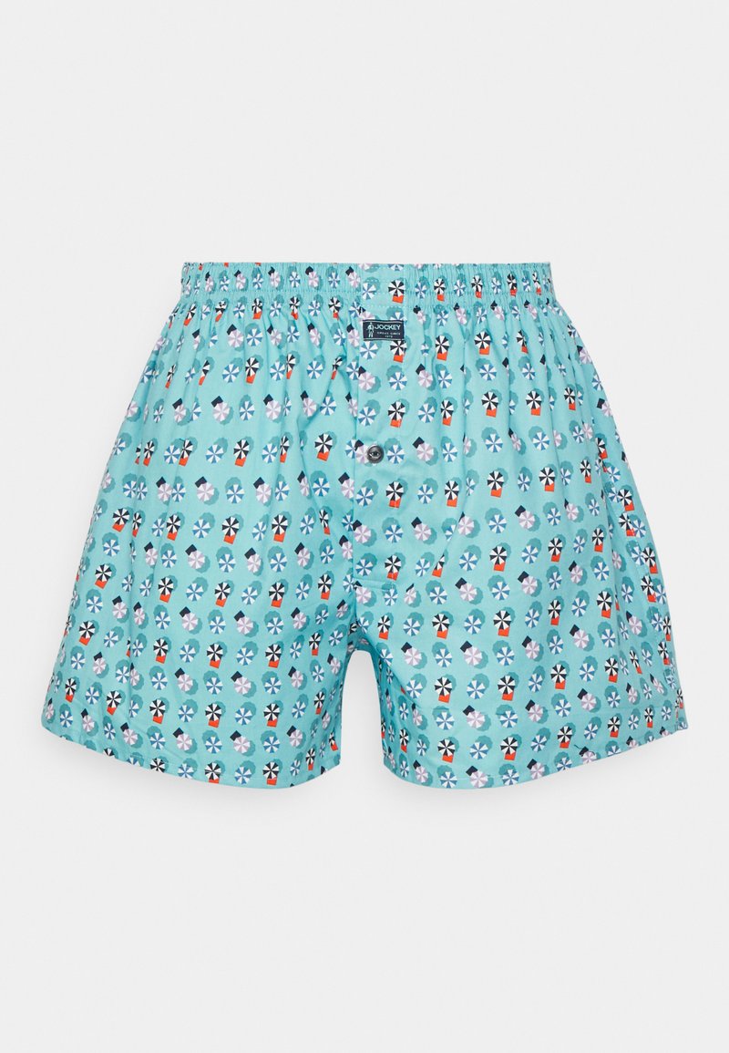 Herren Unterhosen | Jockey 3 PACK Boxershorts blue haze/blau - NE46658 Herren Unterhosen | Jockey 3 PACK Boxershorts blue haze/blau - NE46658