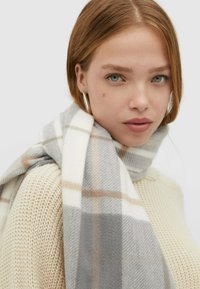 Stradivarius CHECKED  - Écharpe - grey