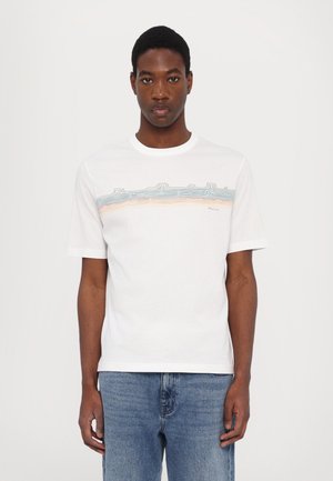 DESERT STRIPE - T-shirts med print - white