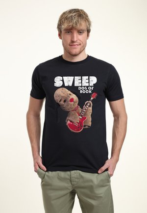 T-Shirt print - navy blue