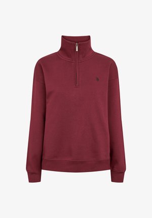 U.S. Polo Assn. KATIE HALF-ZIP - Sweatshirt - tawny port