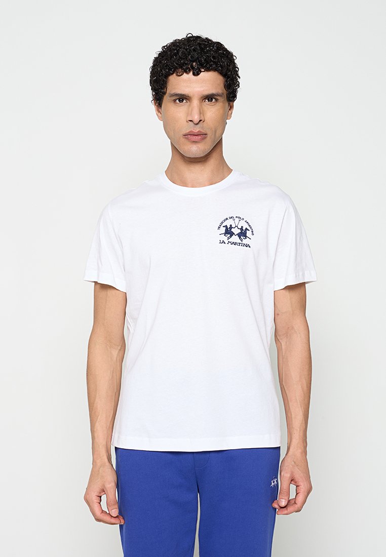 LA MARTINA T-shirt basic wit