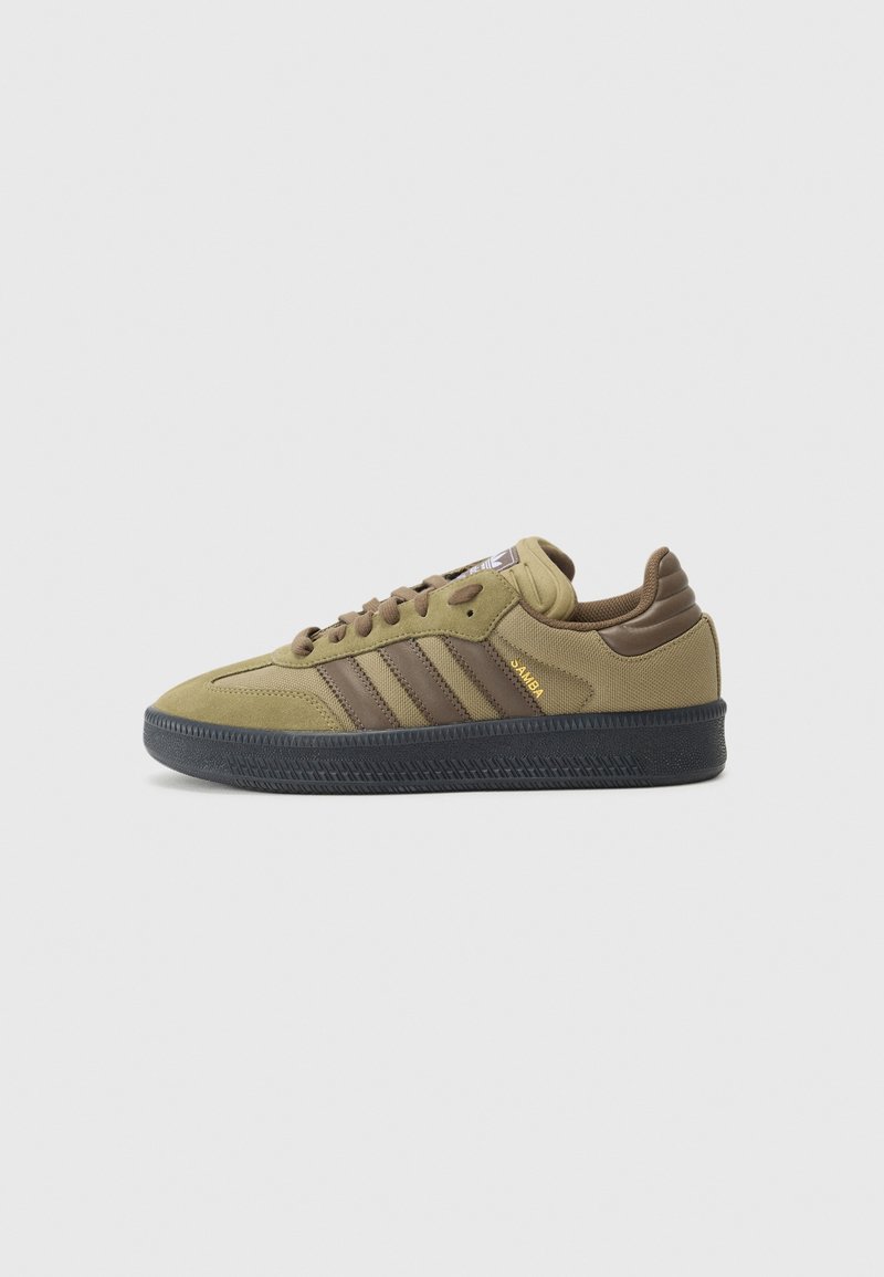 adidas Originals SAMBA XLG UNISEX - Sneakers laag - earth strata/dark brown/core black