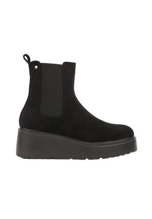 COMPENSÉES À PLATEFORME - Bottines compensées - noir