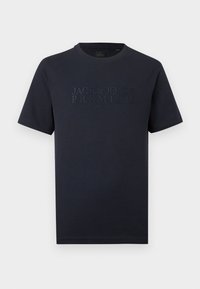 Μπλε ναυτικό κοντομάνικο t-shirt με στρογγυλή λαιμόκοψη και ανάγλυφο κείμενο "JACK & JONES PREMIUM EST. 1990" στο στήθος.