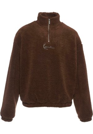 KM SIGNATURE TEDDY TROYER - Felpa in pile - brown