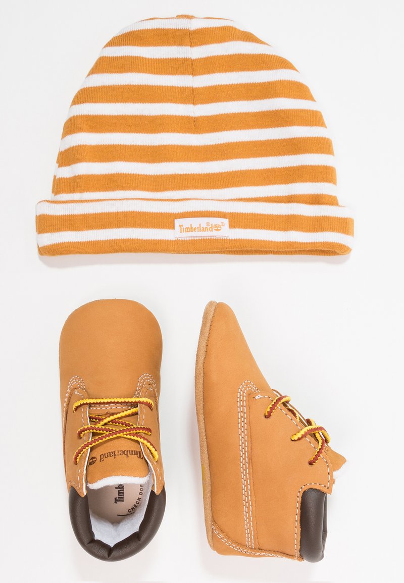 Timberland - CRIB BOOTIE MID LACE UP BOOT WHEAT - První boty - wheat, Zvětšit