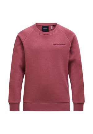 JR ORIGINAL SMALL LOGO CREW - Felpa - rotviolett