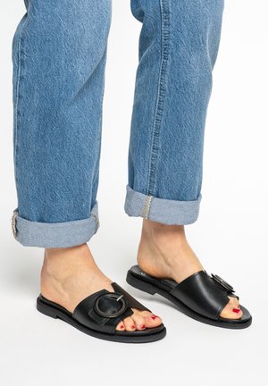 ara ELBA  NATUR - Mules - schwarz