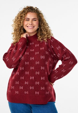 Strickpullover - cabernet mel comb