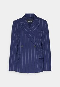 Pckamil Ls Loose Blazer Maritime Blue