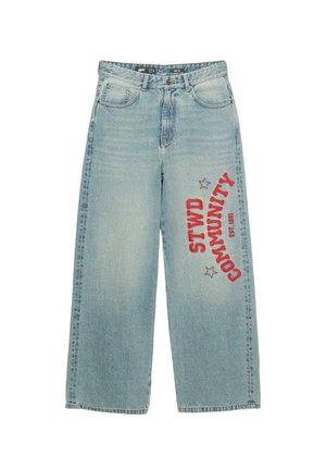 Laza szabású farmerek - light-blue denim