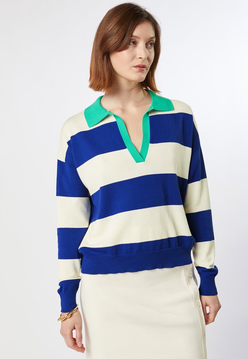 Rodier RUGBY Jumper outremer/blueblack denim Zalando