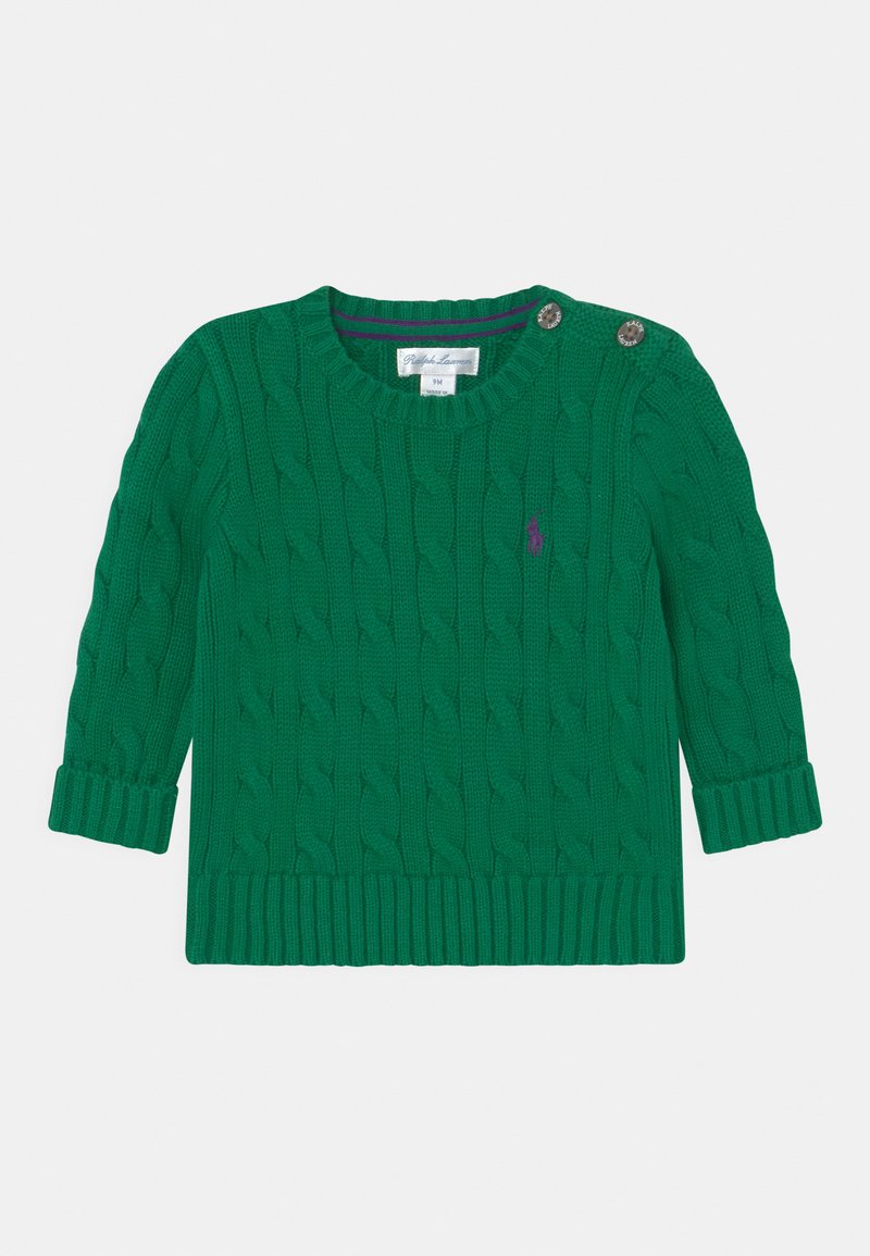 Polo Ralph Lauren BABY CABLE Jumper athletic green/green Zalando