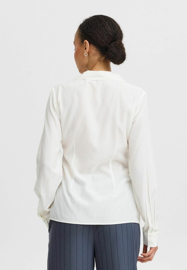BYHUBBA - Button-down blouse - marshmallow3