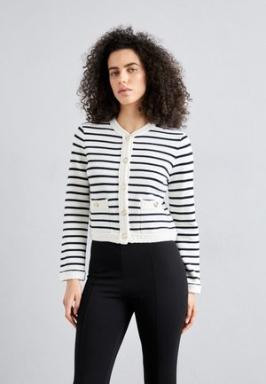 MARACASSE - Cardigan - marine/ecru