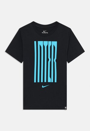 INTER MILAN TEE UNISEX - Sporto klubų atributika - black