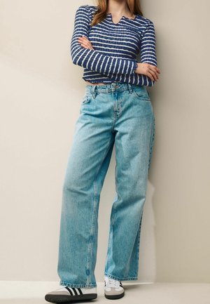 Langærmet T-shirt - blue