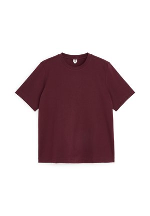 ARKET, ARKET PEARL HEAVYWEIGHT T-SHIRT - T-shirt basique - ochre