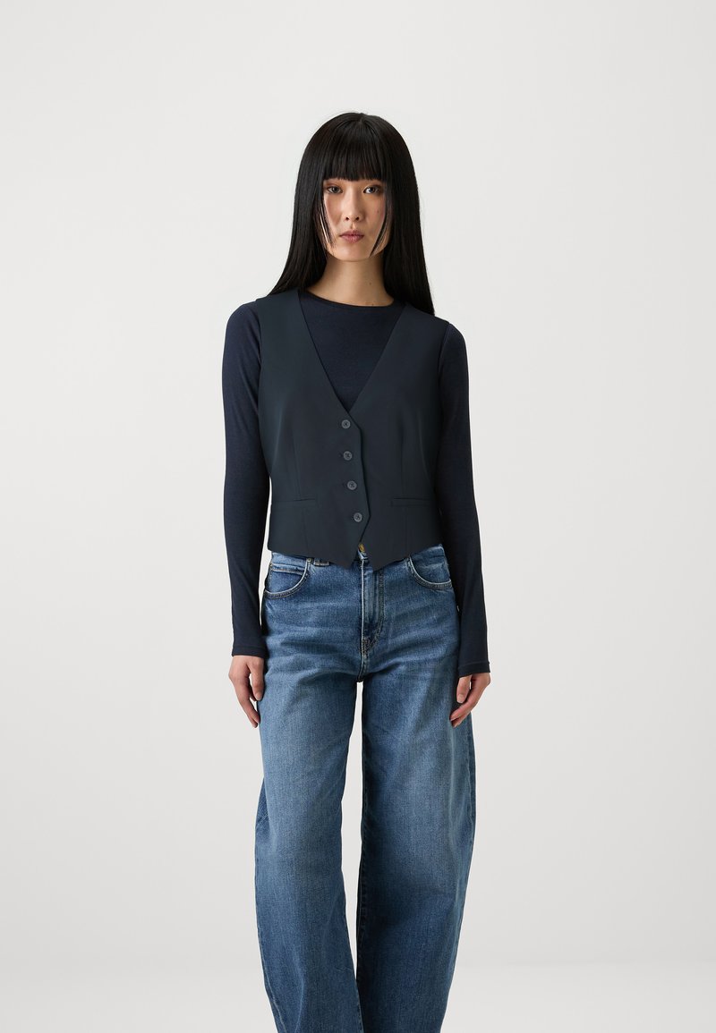 Good American LUXE SUITING - Γιλέκο - dark blue