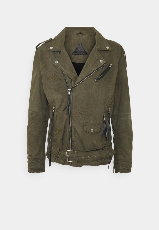 BECHAIN - Chaqueta vaquera - khaki