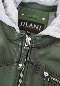 Lederjacken24 KARL - Lederjacke - dunkelgrün