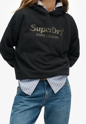 Kapuzenpullover - black