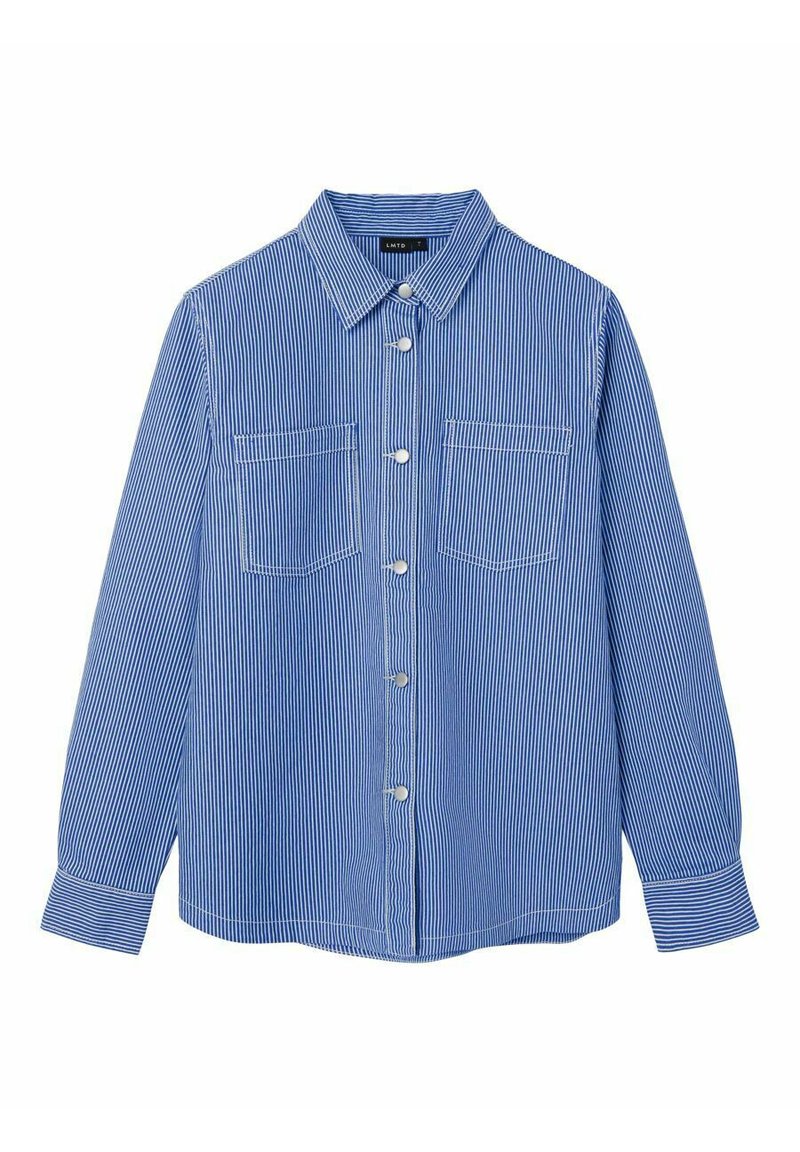 LMTD Overhemdblouse koningsblauw LMTD Overhemdblouse koningsblauw