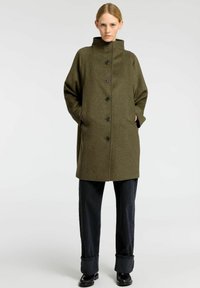 Selected Femme SLFVINNI - Krátký kabát - khaki