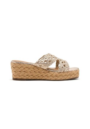 BRIMFIELD - Ciabattine con tacco - platino
