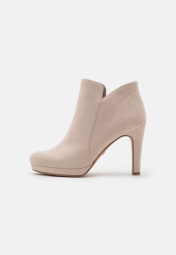 High Heel Stiefelette - ivory