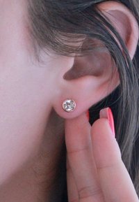 MYC Paris PARURE MOON - Boucles d'oreilles - couleur or rose / cristal