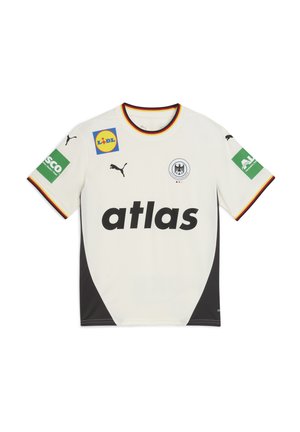 DEUTSCHLAND HANDBALL HEIM - T-shirt imprimé - warm white-flat dark gray