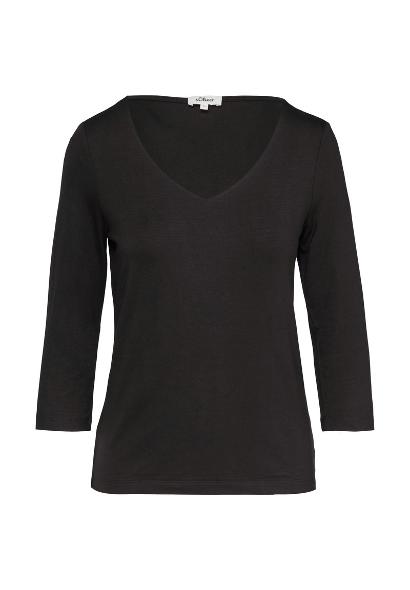 s.Oliver Longsleeve antraciet gemêleerd s.Oliver Longsleeve antraciet gemêleerd