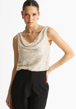 SEQUIN  - Blouse - cream