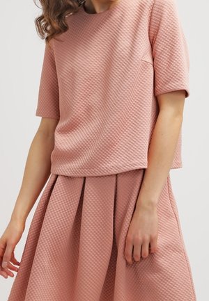 T-shirt med print - light pink