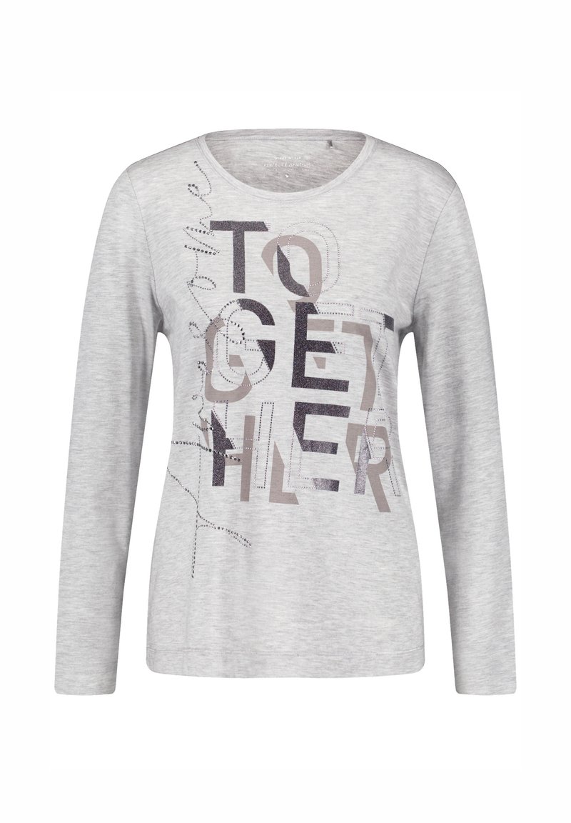 Gerry Weber Longsleeve lichtgrijs gemêleerd
