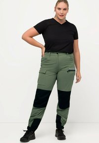 Ulla Popken HYPRAR MULTIFUNCTIONAL DURABLE INSET TREKKING - Broek - olive