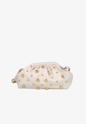 Pink Desert, BOLSO CLUTCH ESFERAS METÁLICAS - Clutch - beig