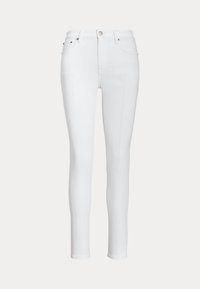 Lauren Ralph Lauren HIGH RISE SKINNY ANKLE JEAN - Aptempti džinsai - white