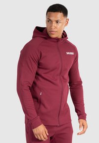 Smilodox MAISON - Felpa con zip - bordeaux