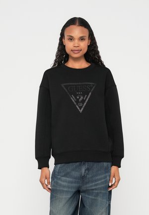 TRIANGLE STUDS - Sweatshirt - jet black