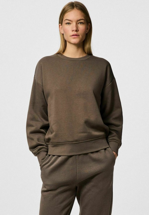 PCCHILLI LOOSE - Sweatshirt - morel