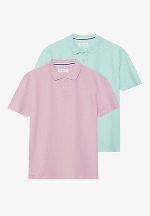 2 PACK - Poloskjorter - pink/light green