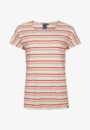 CREAM - Print T-shirt - white red