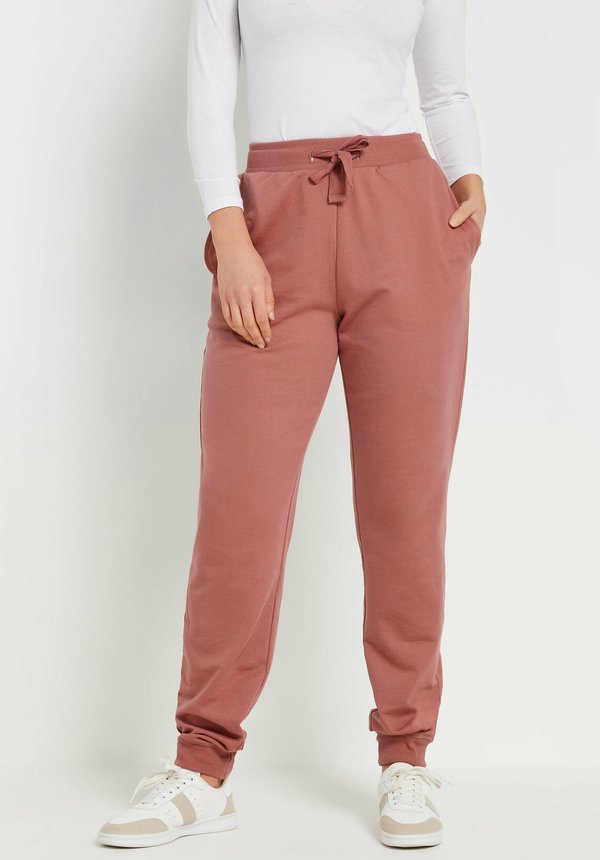 CUFFED DRAWCORD - Jogginghose - coral